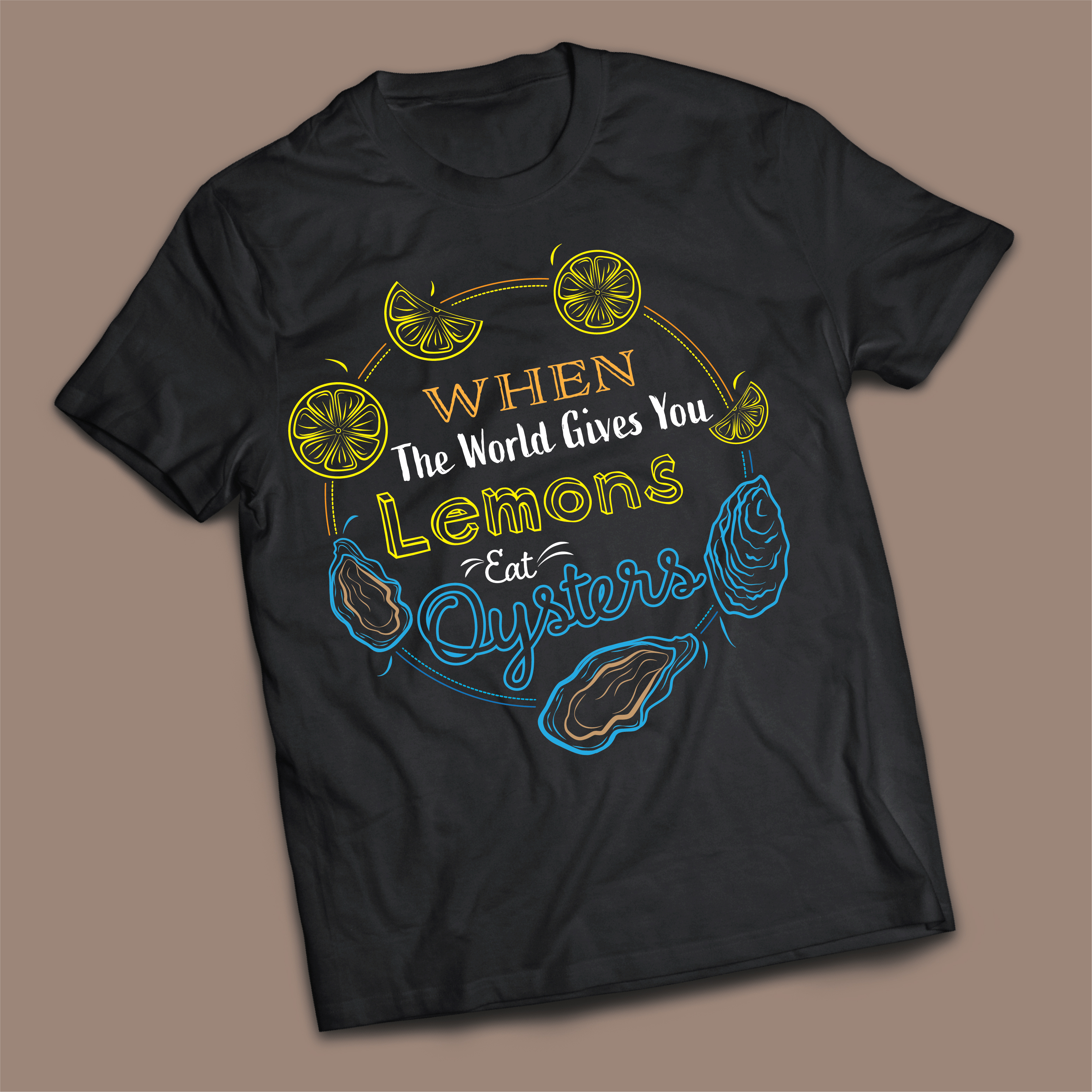 T-shirt Design by wageeshwari for Oyster Farm Tours | Design #28806286