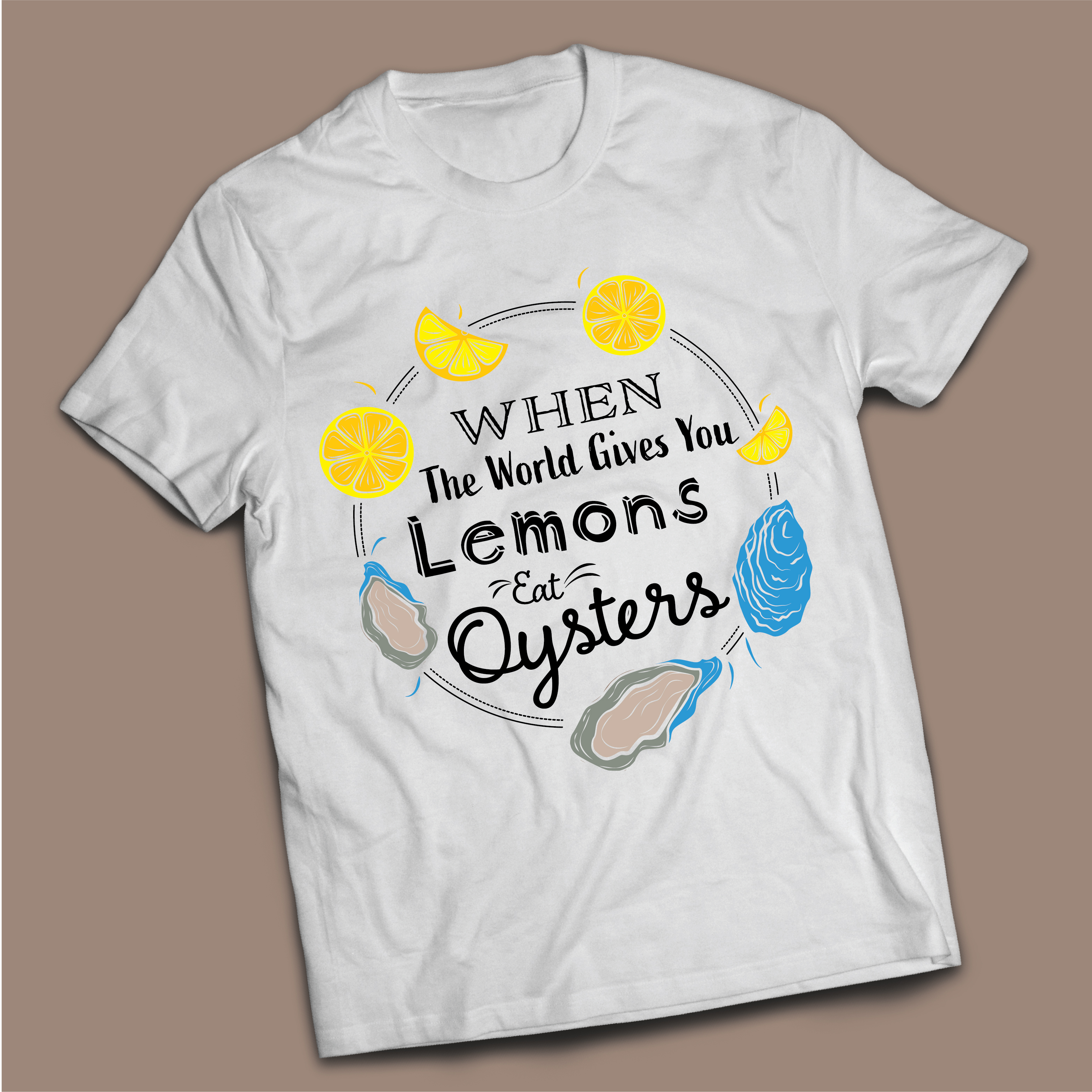 T-shirt Design by wageeshwari for Oyster Farm Tours | Design #28806291