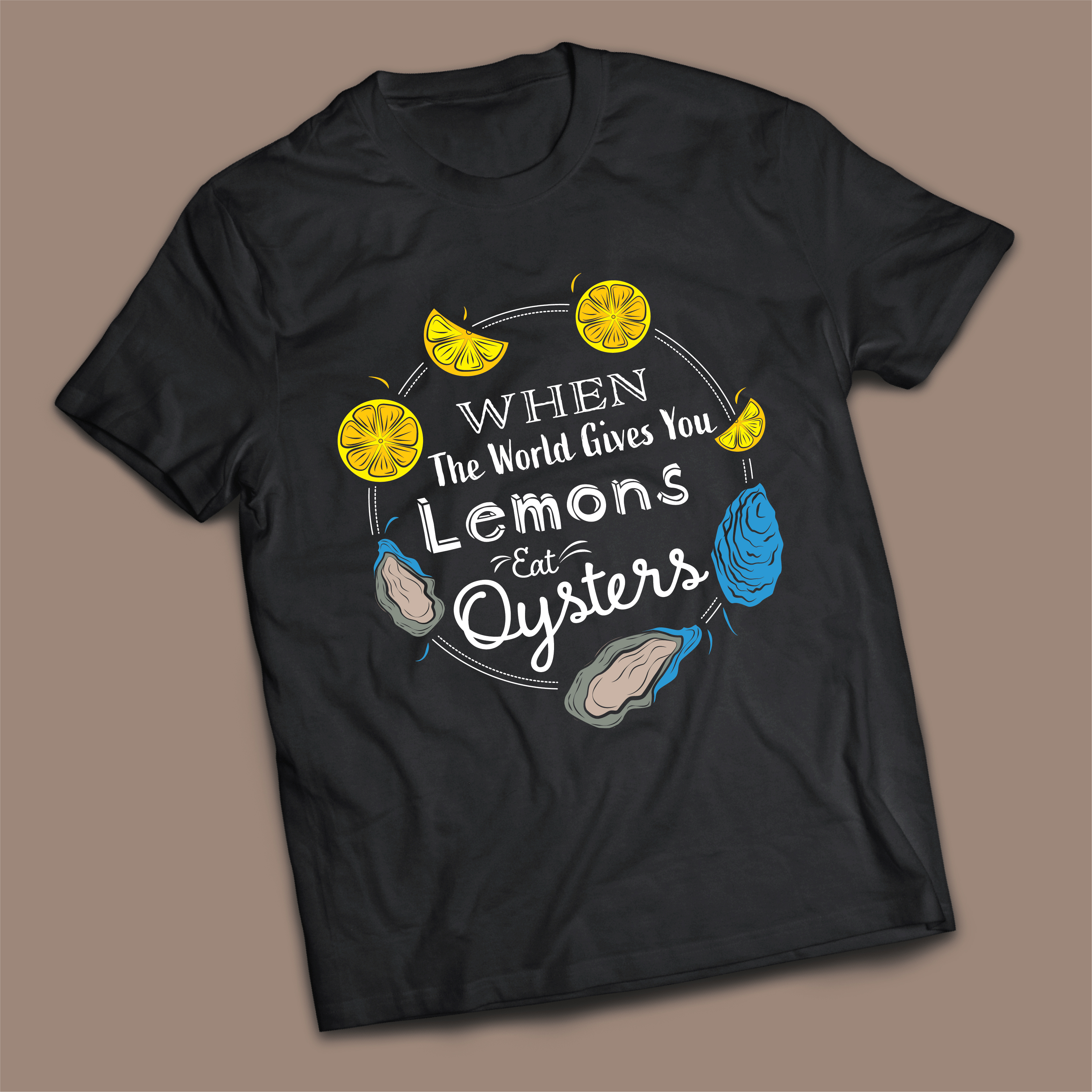 T-shirt Design by wageeshwari for Oyster Farm Tours | Design #28806294