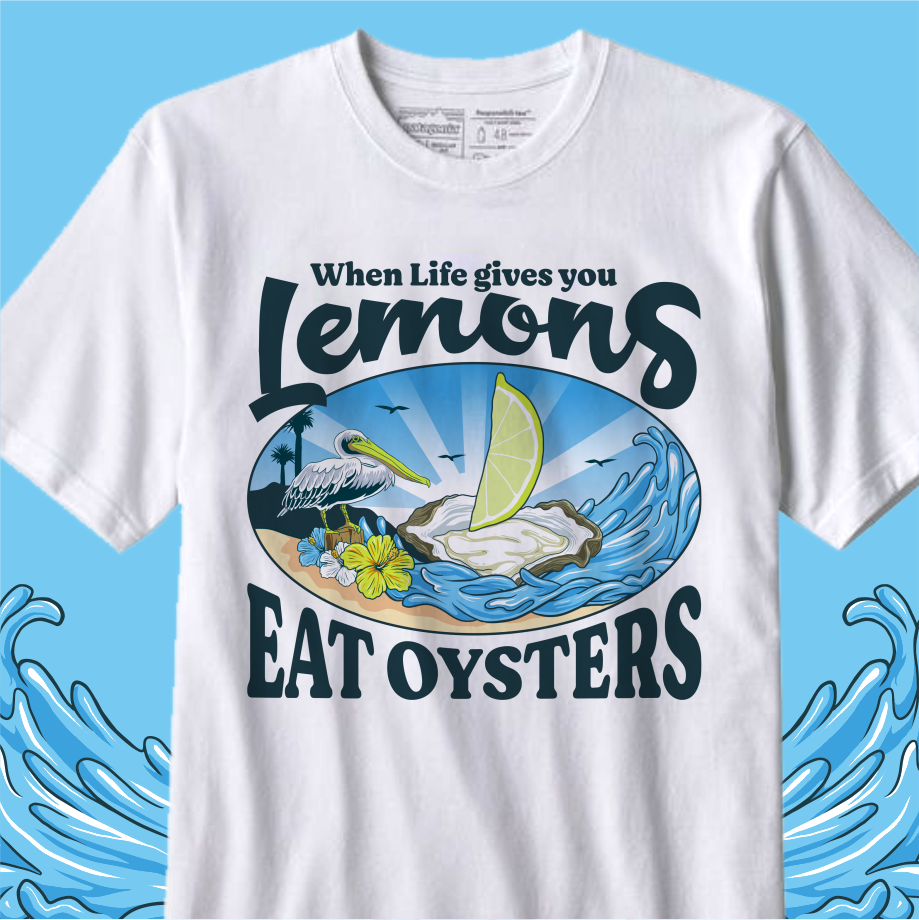 T-shirt Design by Yakuza20 for Oyster Farm Tours | Design #28849141