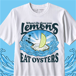 T-shirt Design by Yakuza20 for Oyster Farm Tours | Design: #28891568