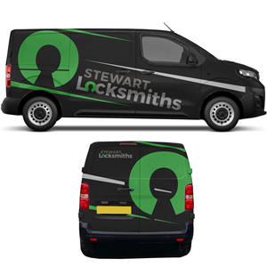 Car Wrap Design - Black Van | Car Wrap Design by MAKE ME THE WINNER