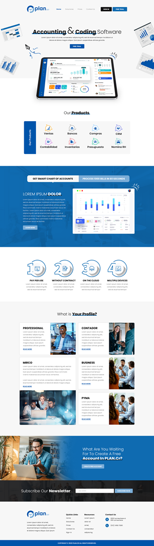 New Business and Accounting Software need a Web Site | WordPress-Design von Zanek