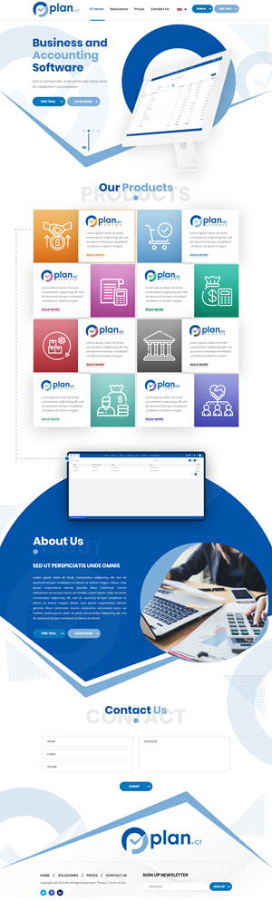 New Business and Accounting Software need a Web Site | WordPress-Design von SSWD