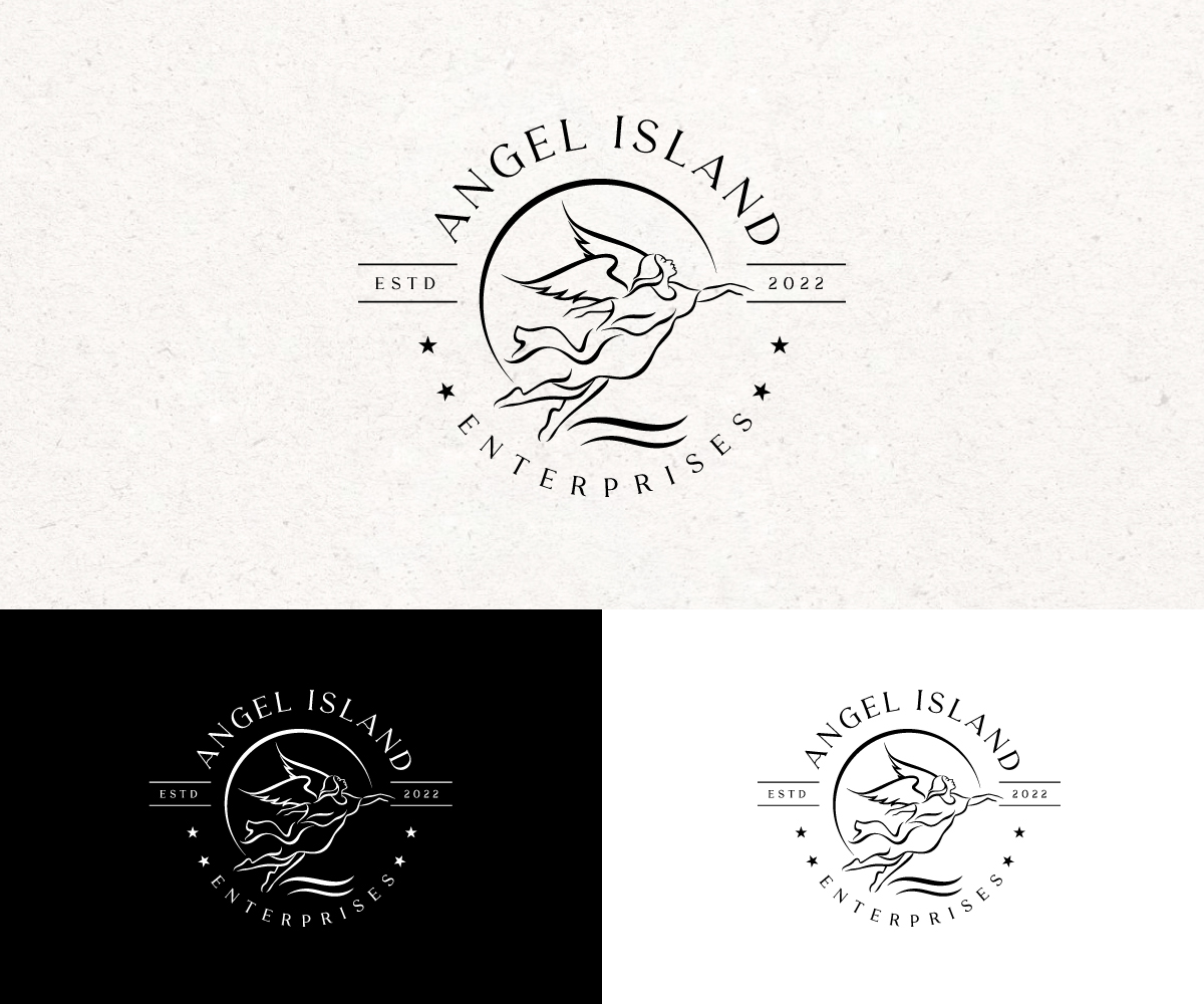 Logo Design by step forward 2 for Angel Island Enterprises, Inc  | Design #28794305