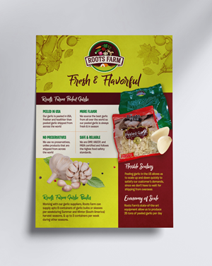Peeled Garlic Company needs a flyer design | Flyer-Design von Graphic Guy