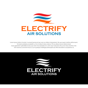 Logo Design by farady for Electrify Air Solutions | Design: #28850627