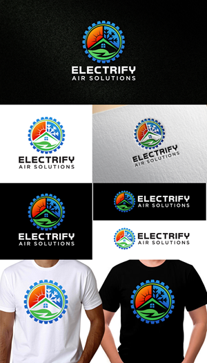 Logo Design by Rueell Artss for Electrify Air Solutions | Design: #28860076