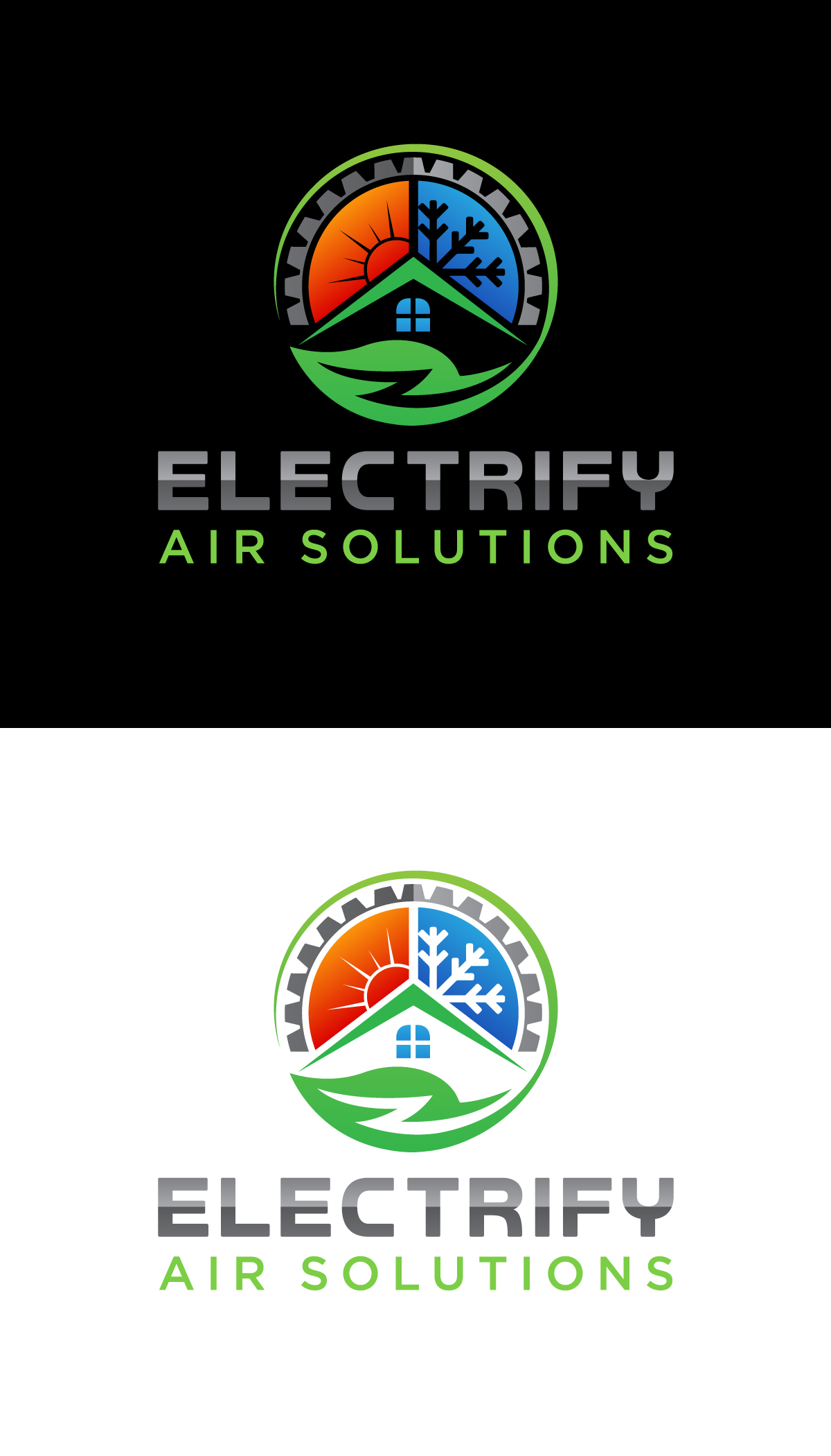 Logo Design by Rueell Artss for Electrify Air Solutions | Design #28860238