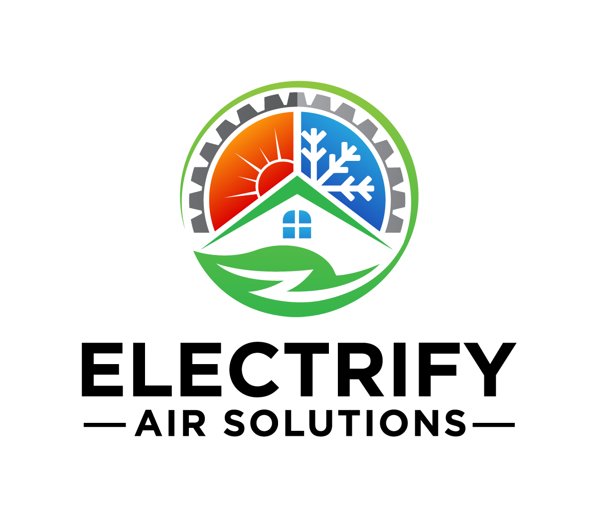 Logo Design by Rueell Artss for Electrify Air Solutions | Design #28864446