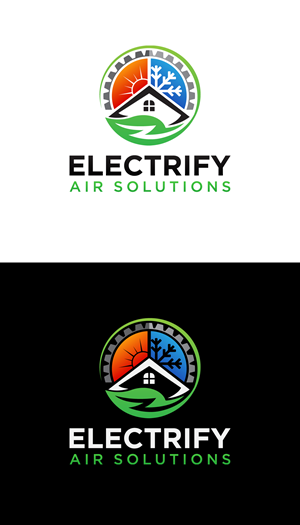 Logo Design by Rueell Artss for Electrify Air Solutions | Design: #28864527