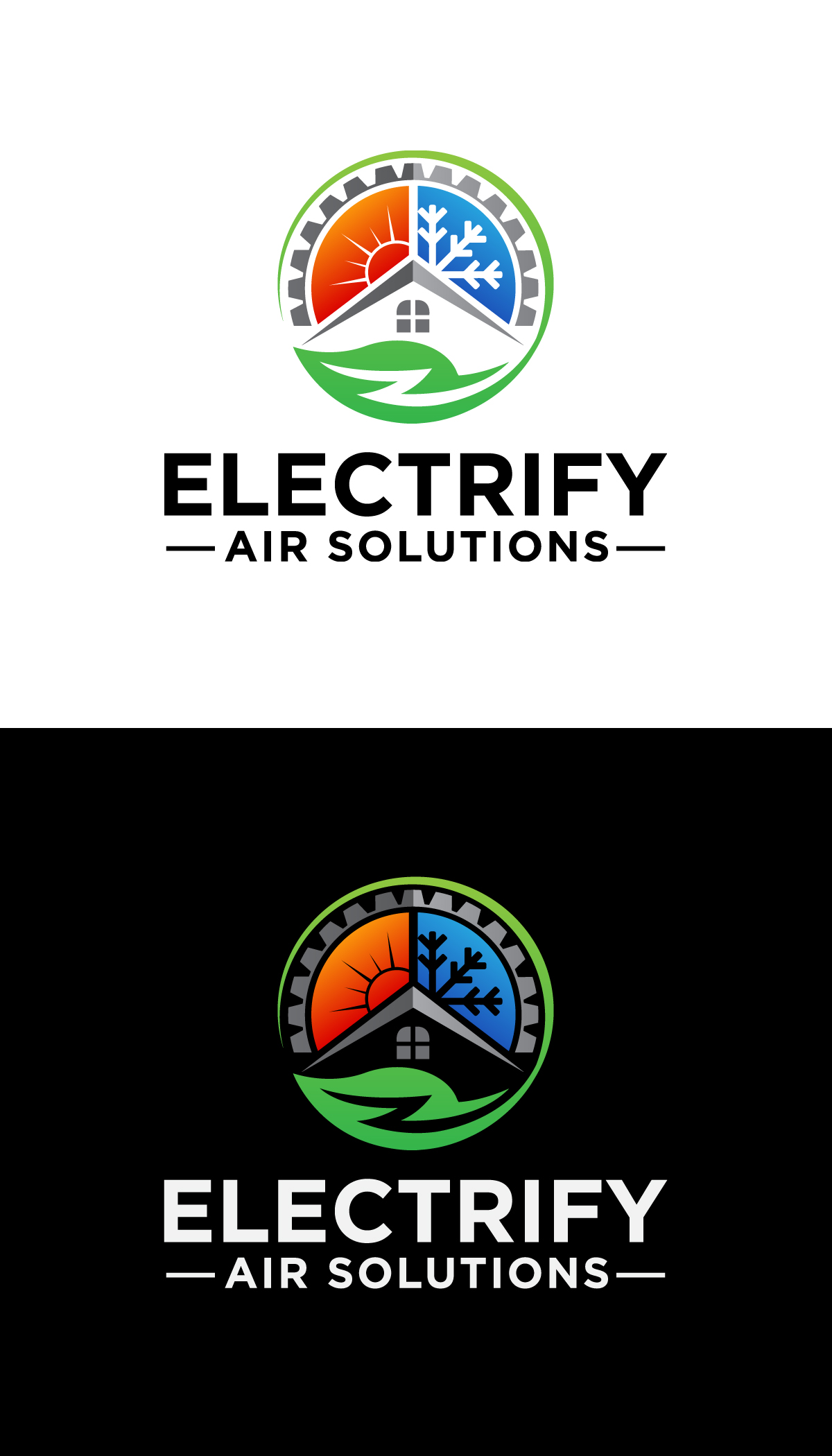 Logo Design by Rueell Artss for Electrify Air Solutions | Design #28864528
