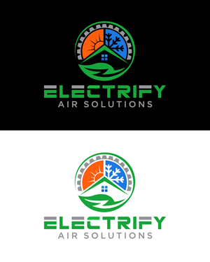 Logo Design by Rueell Artss for Electrify Air Solutions | Design: #28895043