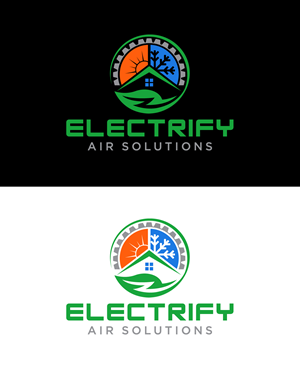 Logo Design by Rueell Artss for Electrify Air Solutions | Design: #28895113