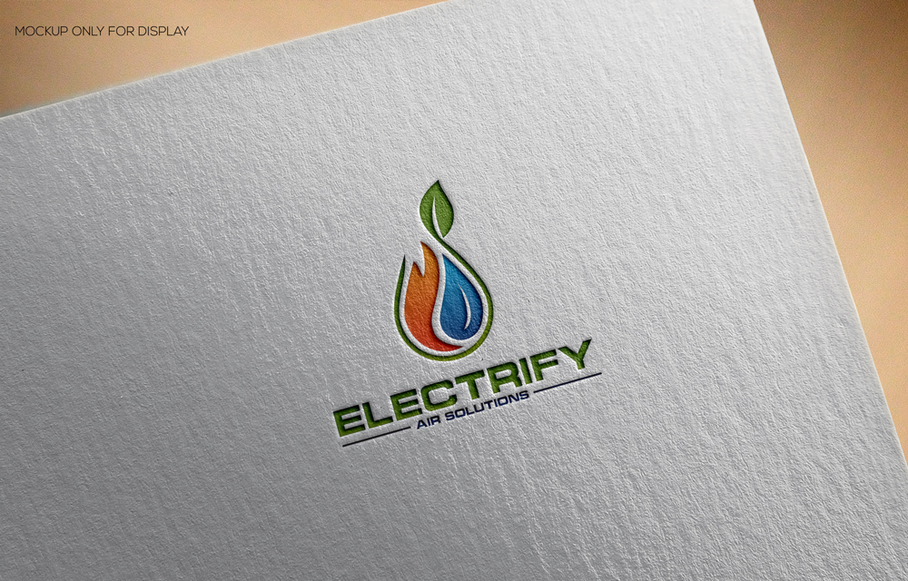 Logo Design by LogoEon for Electrify Air Solutions | Design #28794432
