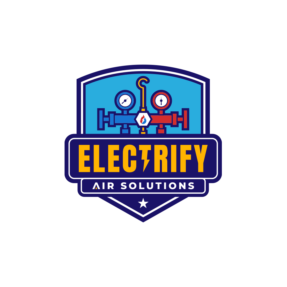 Logo Design by Kaneko for Electrify Air Solutions | Design #28846533