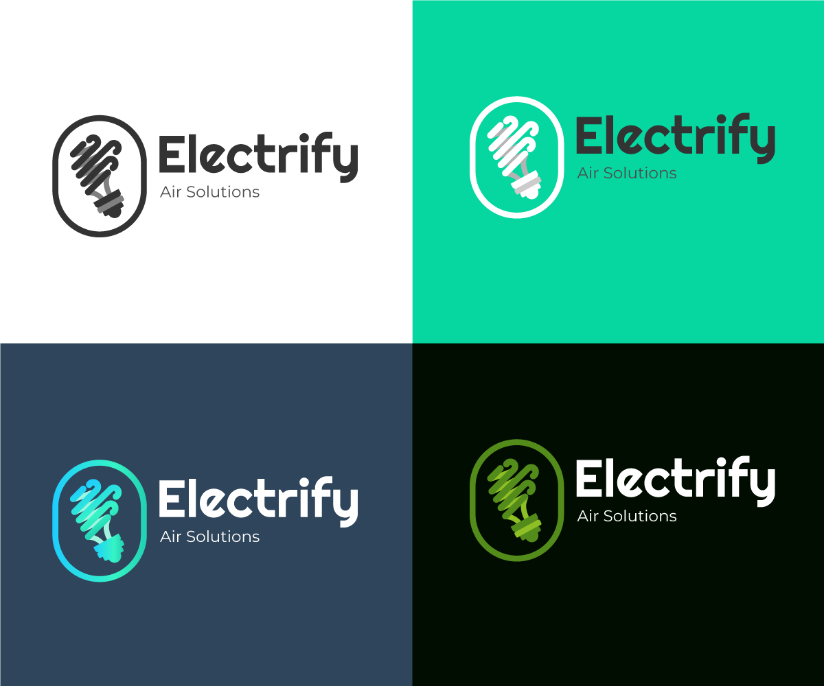 Logo Design by gBk for Electrify Air Solutions | Design #28848823