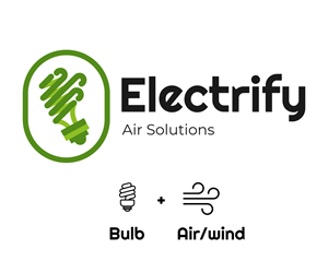 Logo Design by gBk for Electrify Air Solutions | Design: #28848824