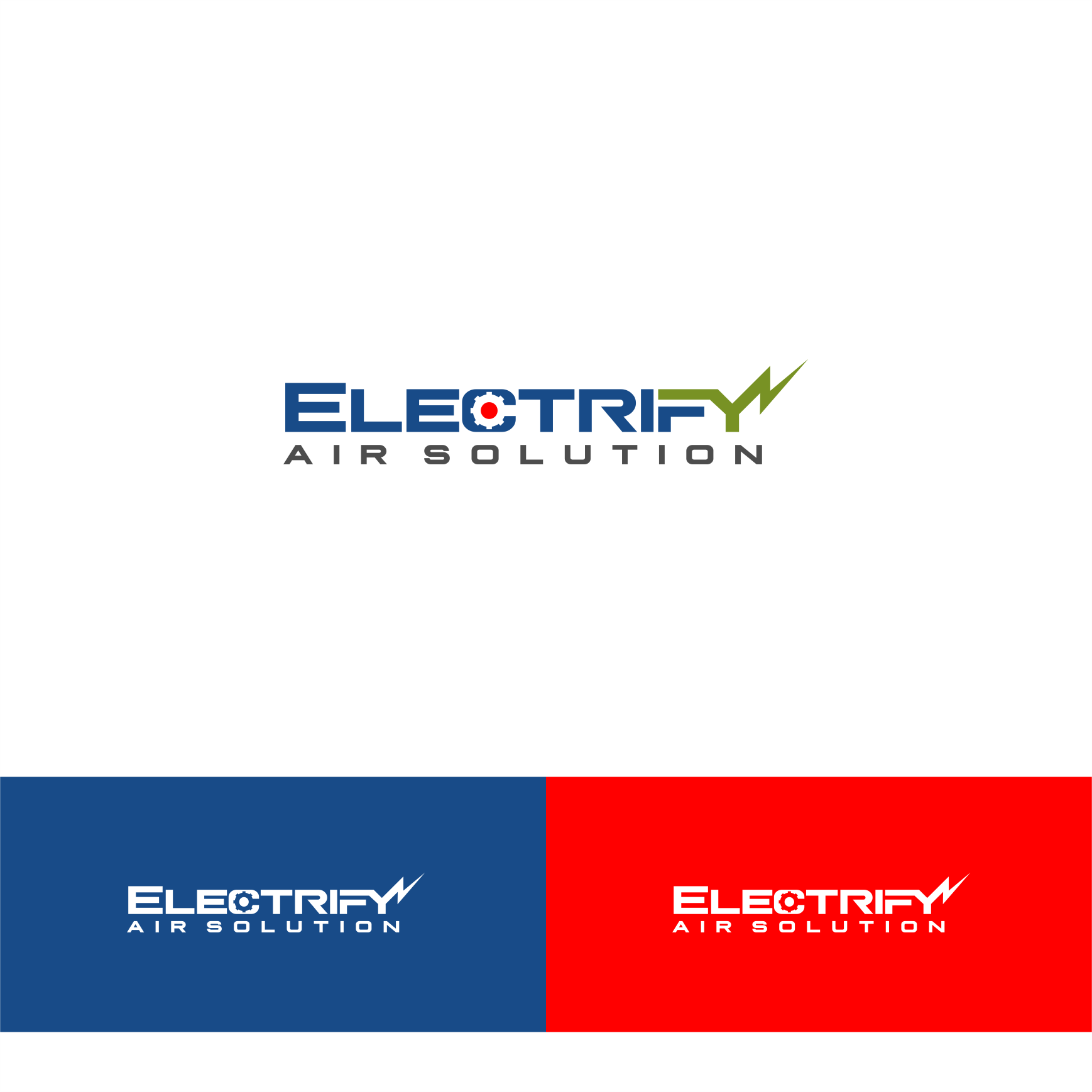 Logo Design by Arham Hidayat for Electrify Air Solutions | Design #28816342