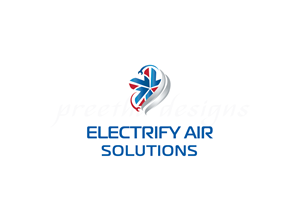 Logo Design by Preethu for Electrify Air Solutions | Design: #28842286