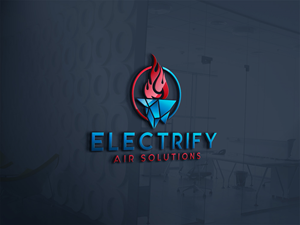 Logo Design by Deziners Zone for Electrify Air Solutions | Design: #28796685