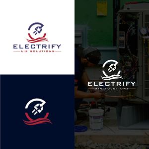 Logo Design by Deziners Zone for Electrify Air Solutions | Design: #28796689