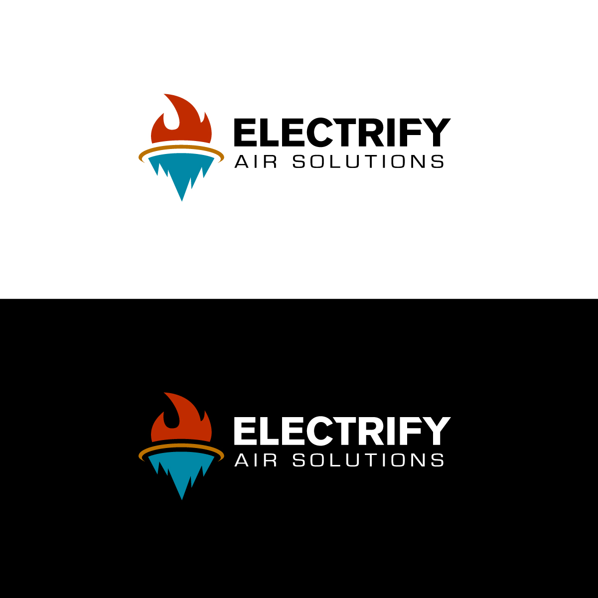 Logo Design by anonrotide for Electrify Air Solutions | Design #28851275