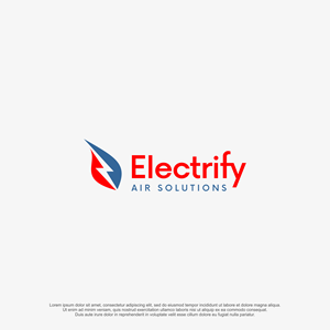 Diseño de Logo por R!CKY para Electrify Air Solutions | Diseño: #28846893