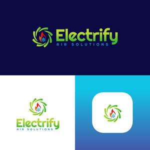 Logo Design by oneeightdesigns for Electrify Air Solutions | Design: #28851993