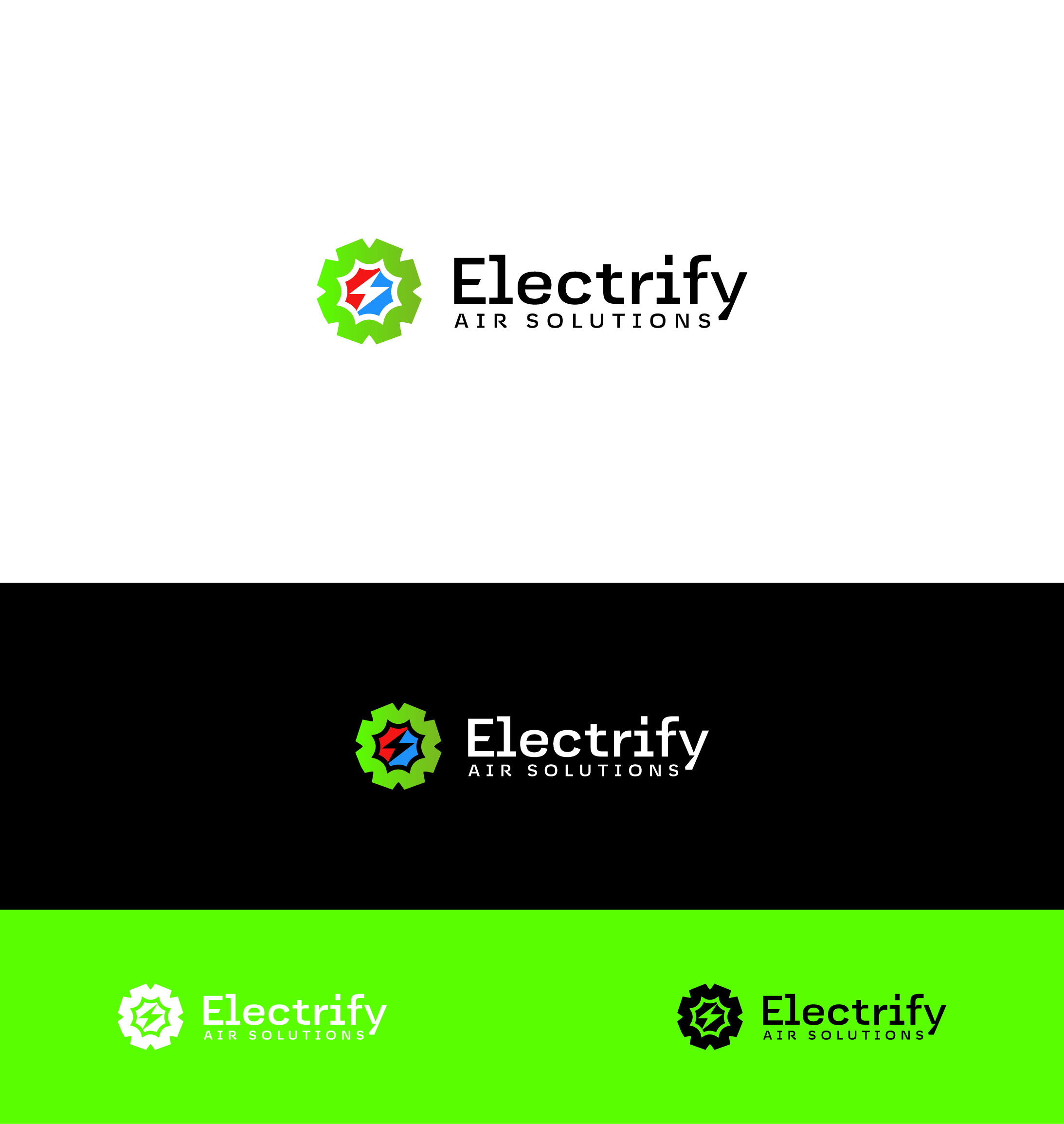 Logo Design by syra1233 for Electrify Air Solutions | Design #28846981