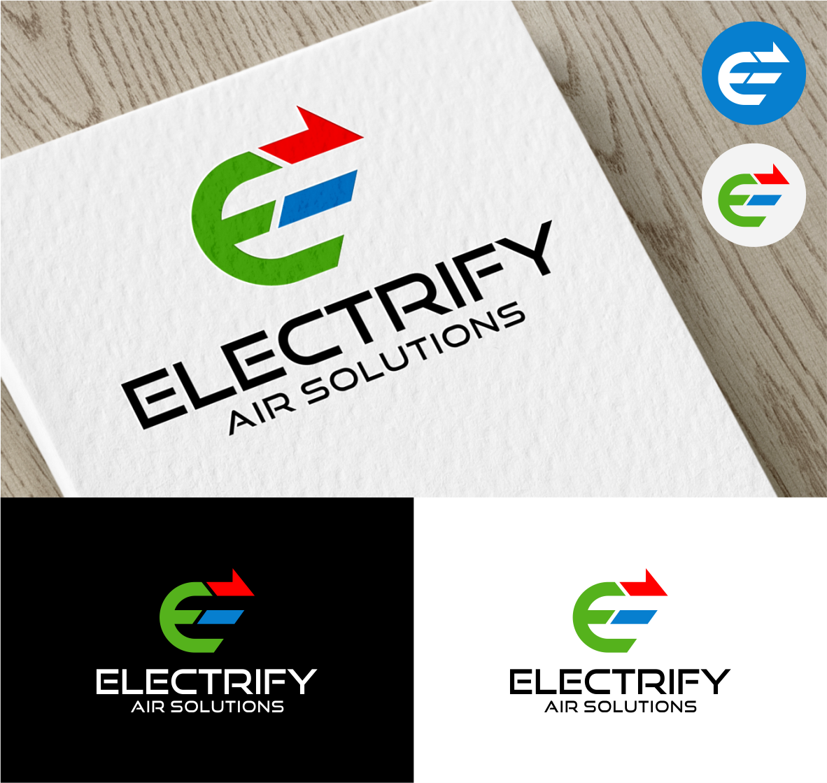 Logo Design by vintana for Electrify Air Solutions | Design #28845032