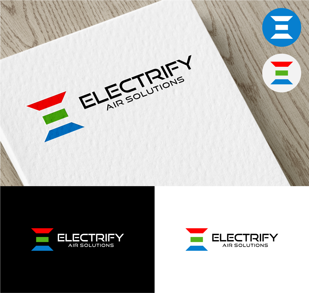 Logo Design by vintana for Electrify Air Solutions | Design #28849051