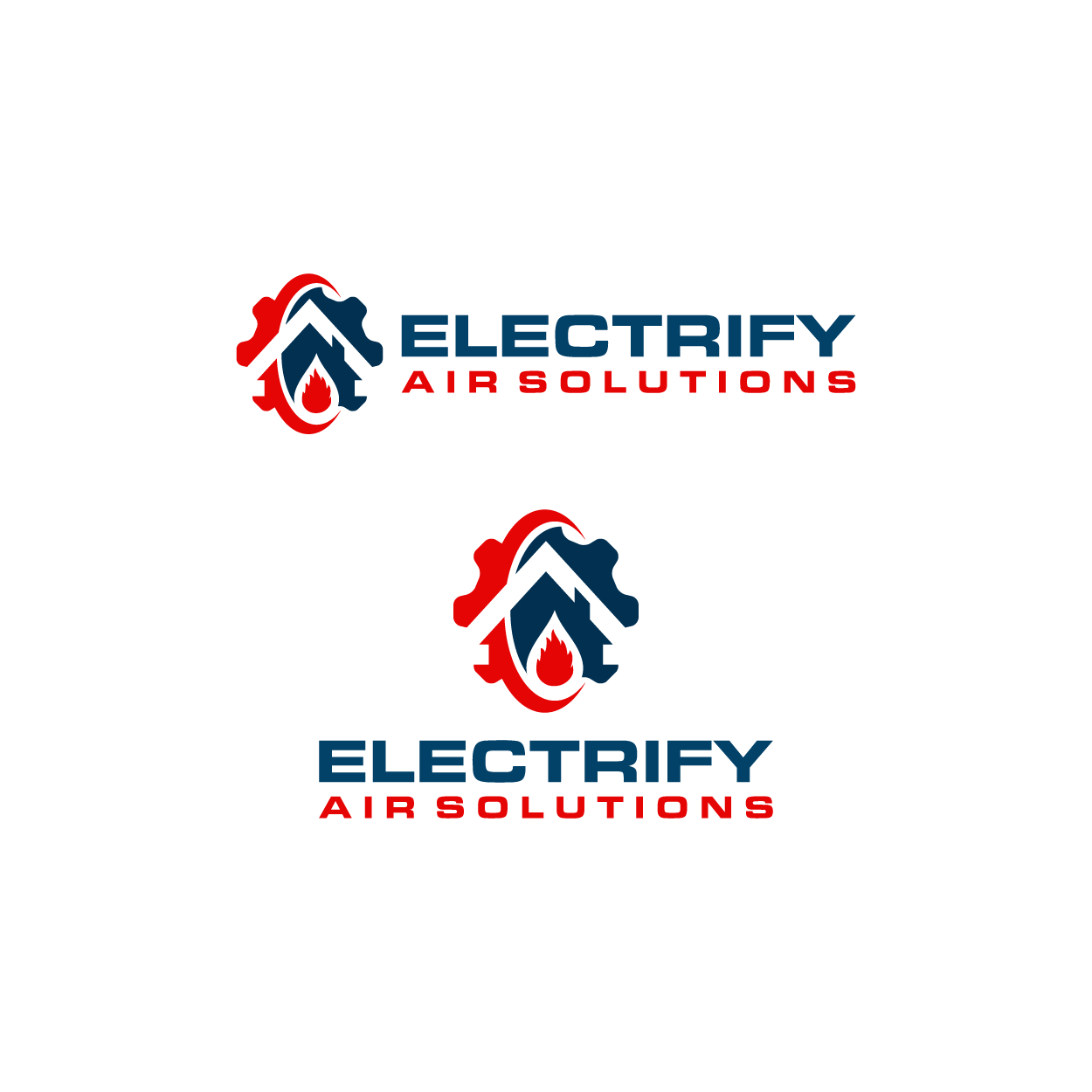 Logo Design by Fauzan Zainal for Electrify Air Solutions | Design #28828062