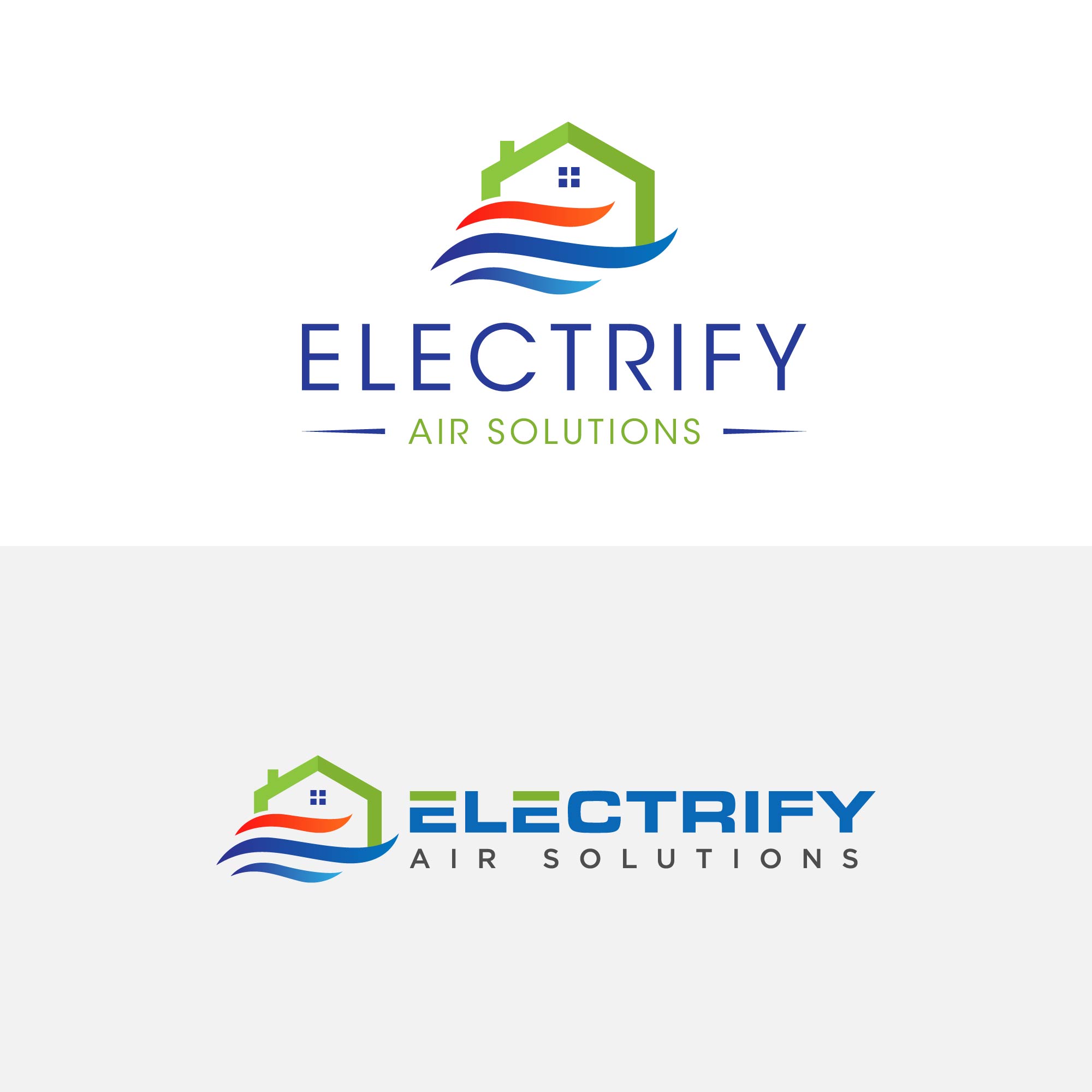 Logo Design by kaushal 05 for Electrify Air Solutions | Design #28796592
