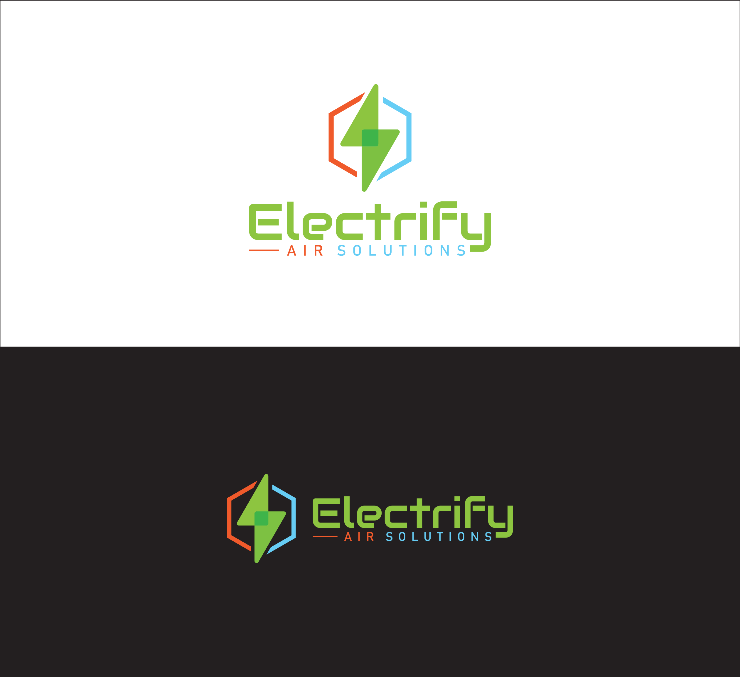 Logo Design by gauravgraphy for Electrify Air Solutions | Design #28885224