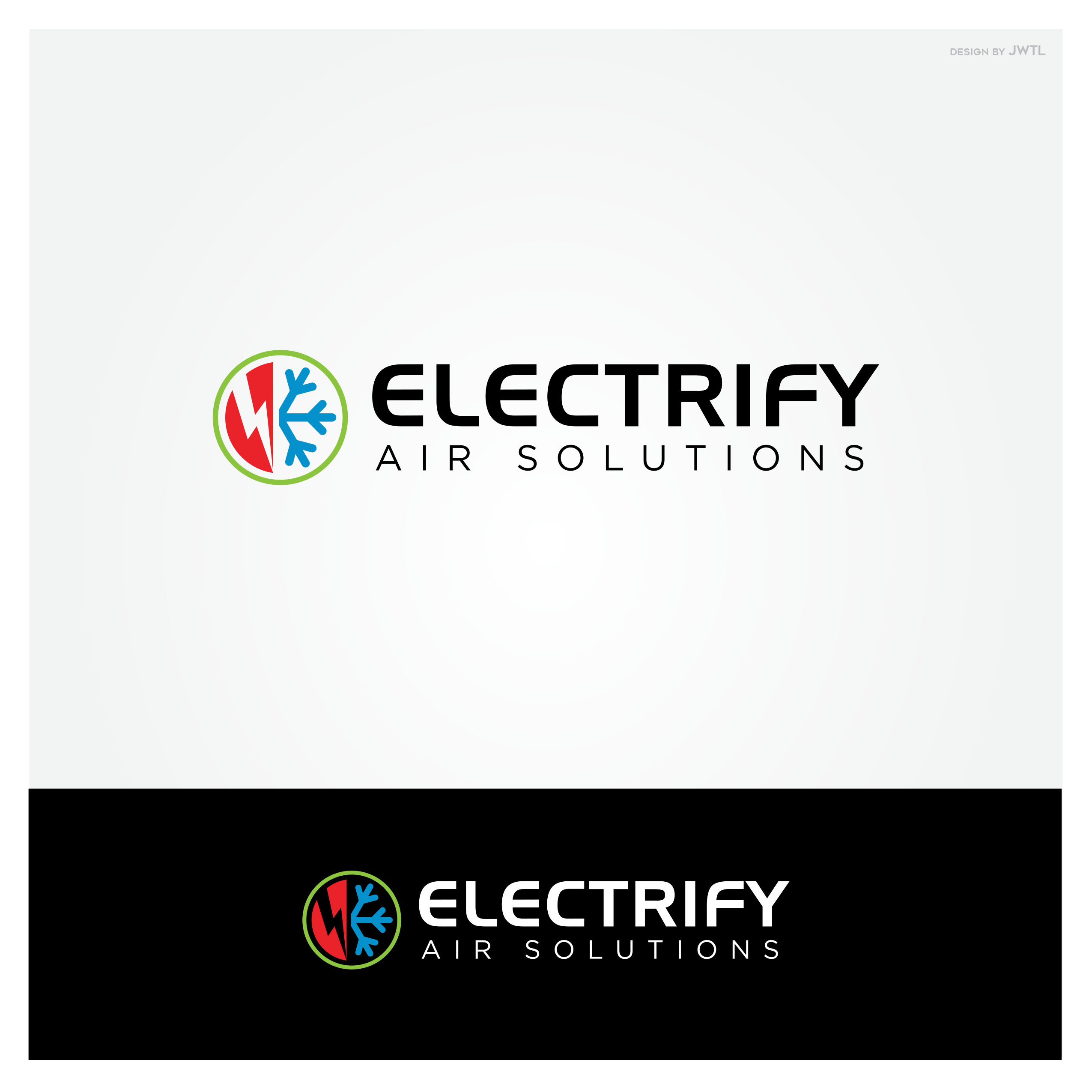 Logo Design by JWTL for Electrify Air Solutions | Design #28814279
