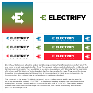 Logo Design by Sunilc for Electrify Air Solutions | Design: #28847025