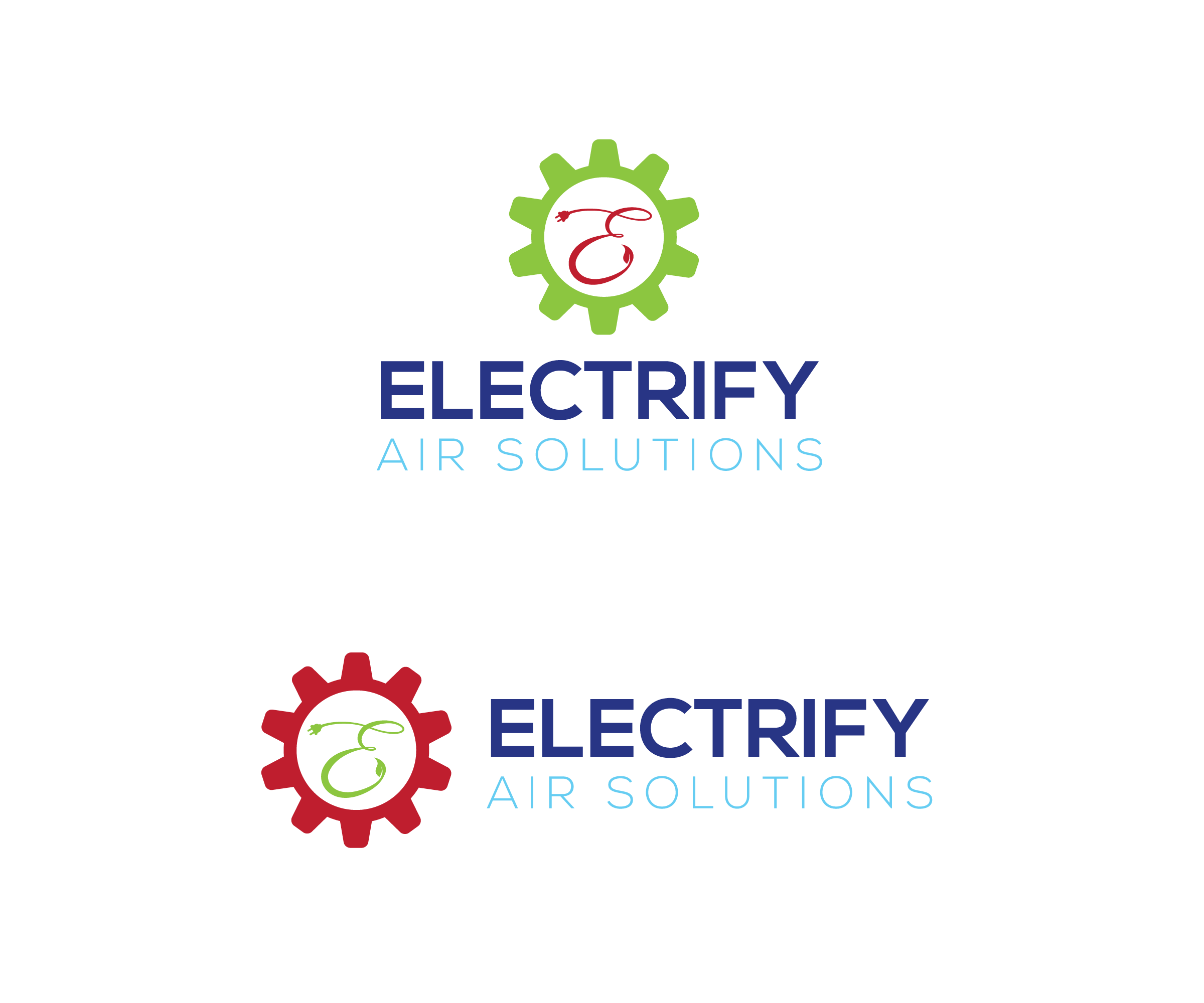 Logo Design by gk-artdesign for Electrify Air Solutions | Design #28834983