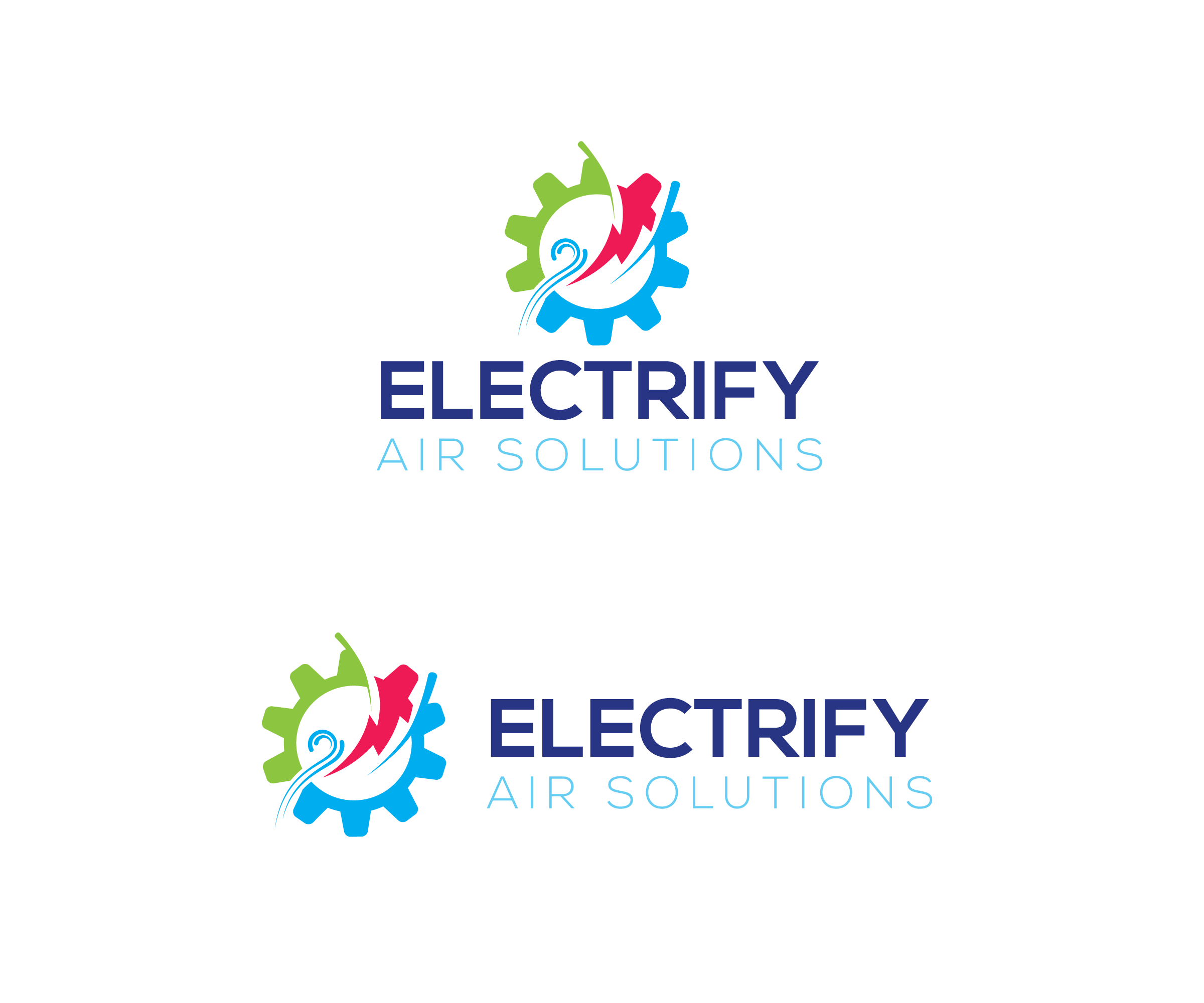 Logo Design by gk-artdesign for Electrify Air Solutions | Design #28835596