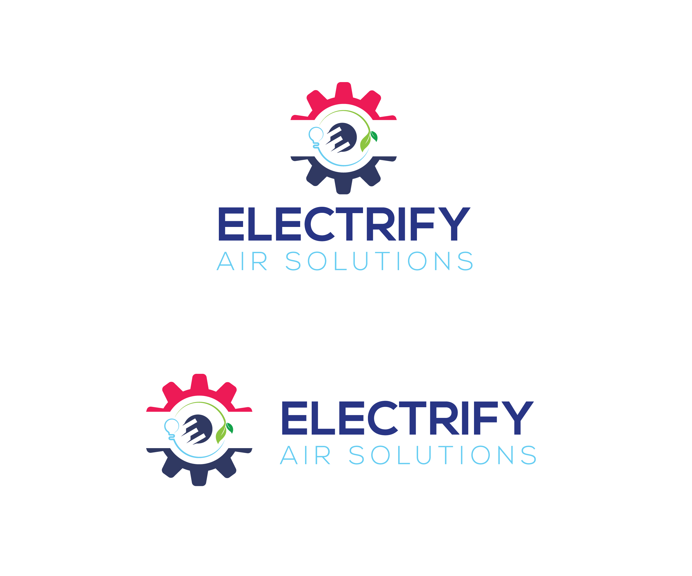 Logo Design by gk-artdesign for Electrify Air Solutions | Design #28835710