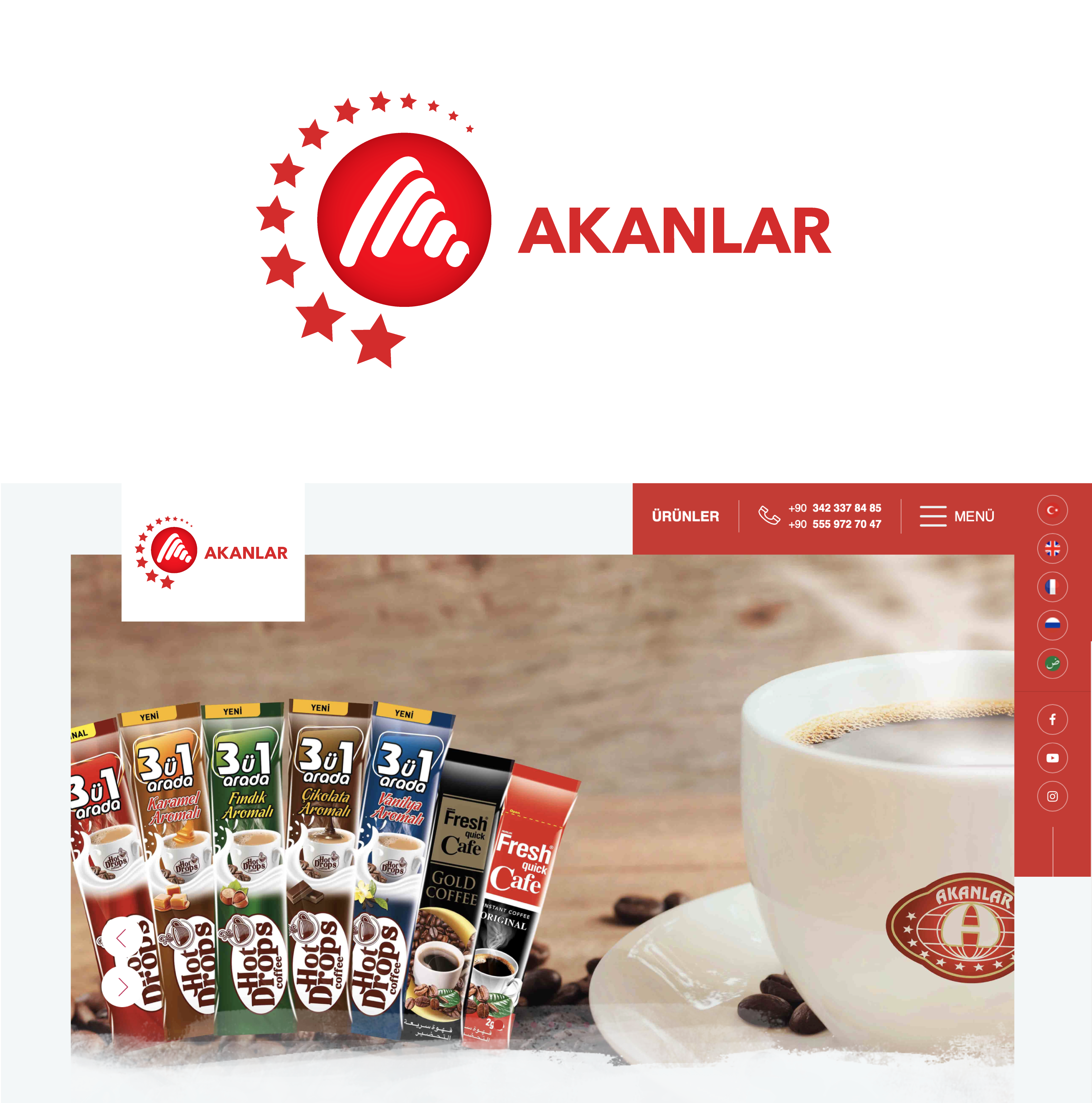 Logo Design by bozhidara mircheva for AKANLAR CHOCOLATE CO.LTD.STI | Design #28809827