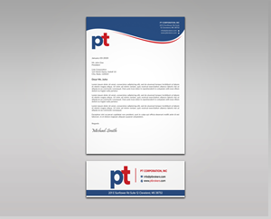 Letterhead Design by sadikul islam for PT CORPORATION INC | Design: #28816194