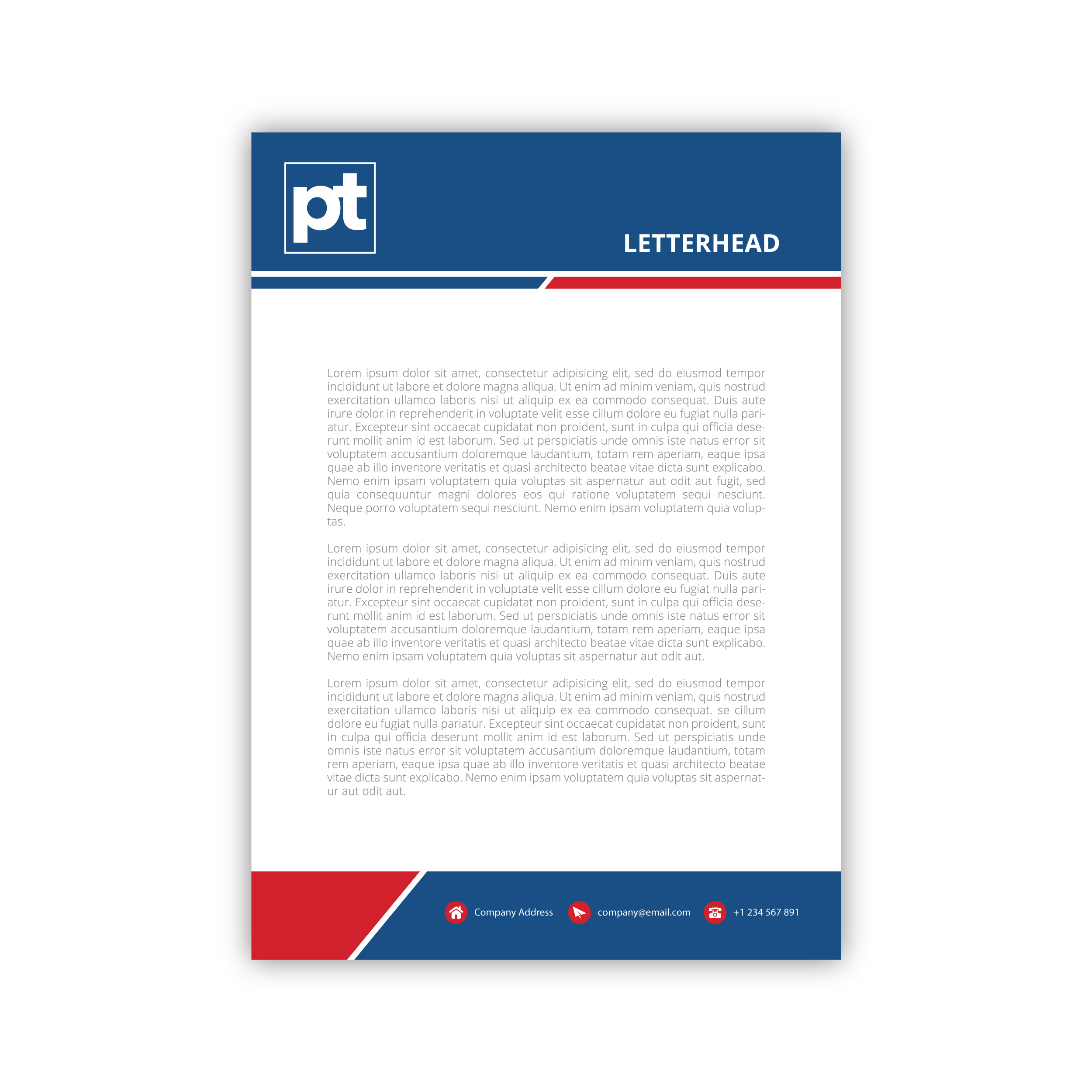 Letterhead Design by madhushan_one for PT CORPORATION INC | Design #28805580
