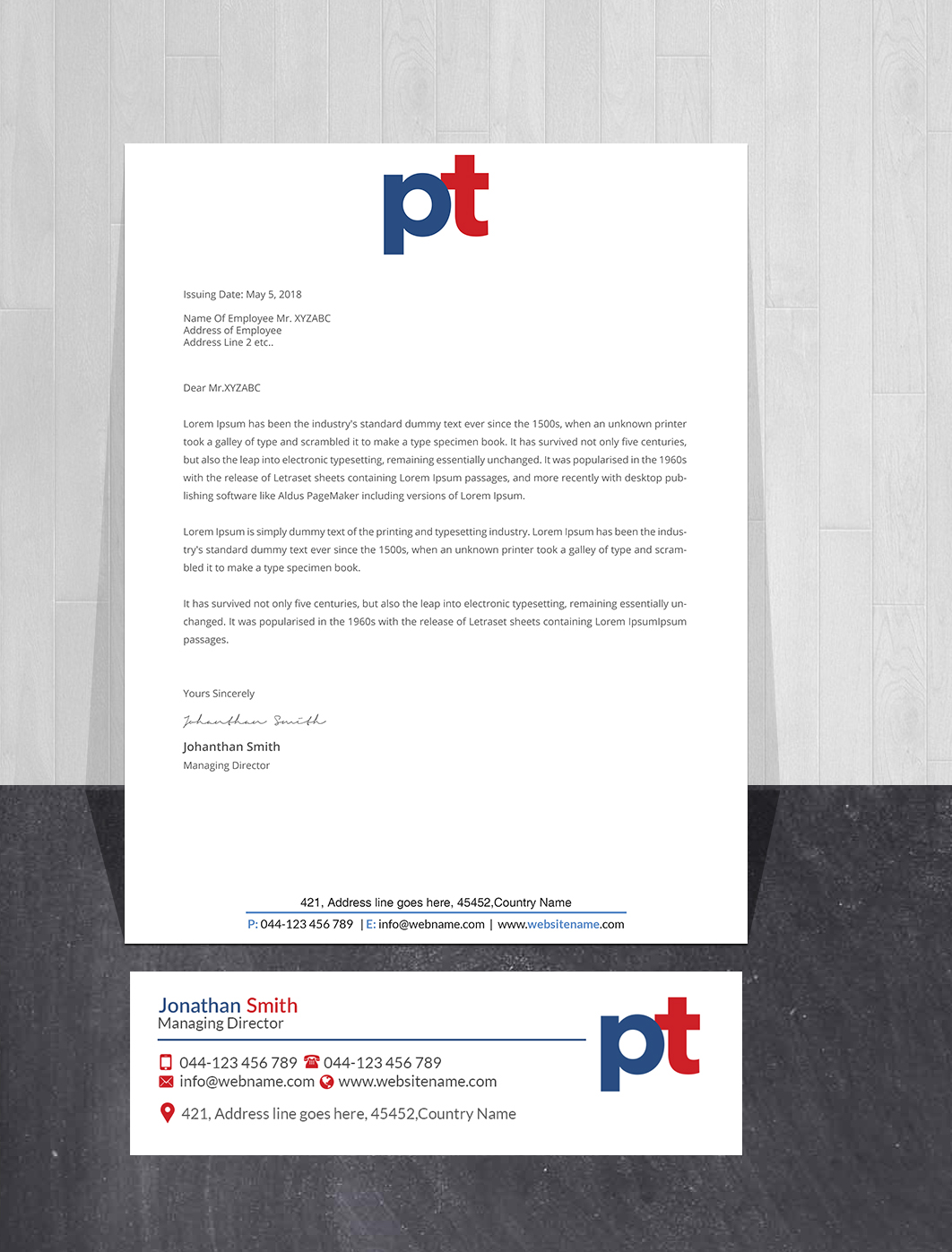 Design En-Tête par Creations Box 2015 pour PT CORPORATION INC | Design #28830747