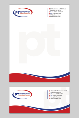 Briefkopf-Design von T.R für PT CORPORATION INC | Design: #28807933