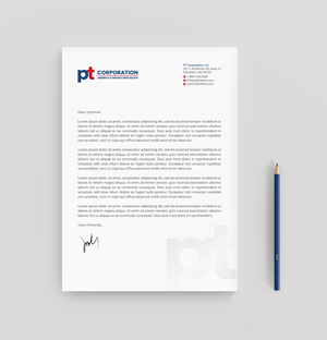 Letterhead Design by R.design for PT CORPORATION INC | Design: #28809187