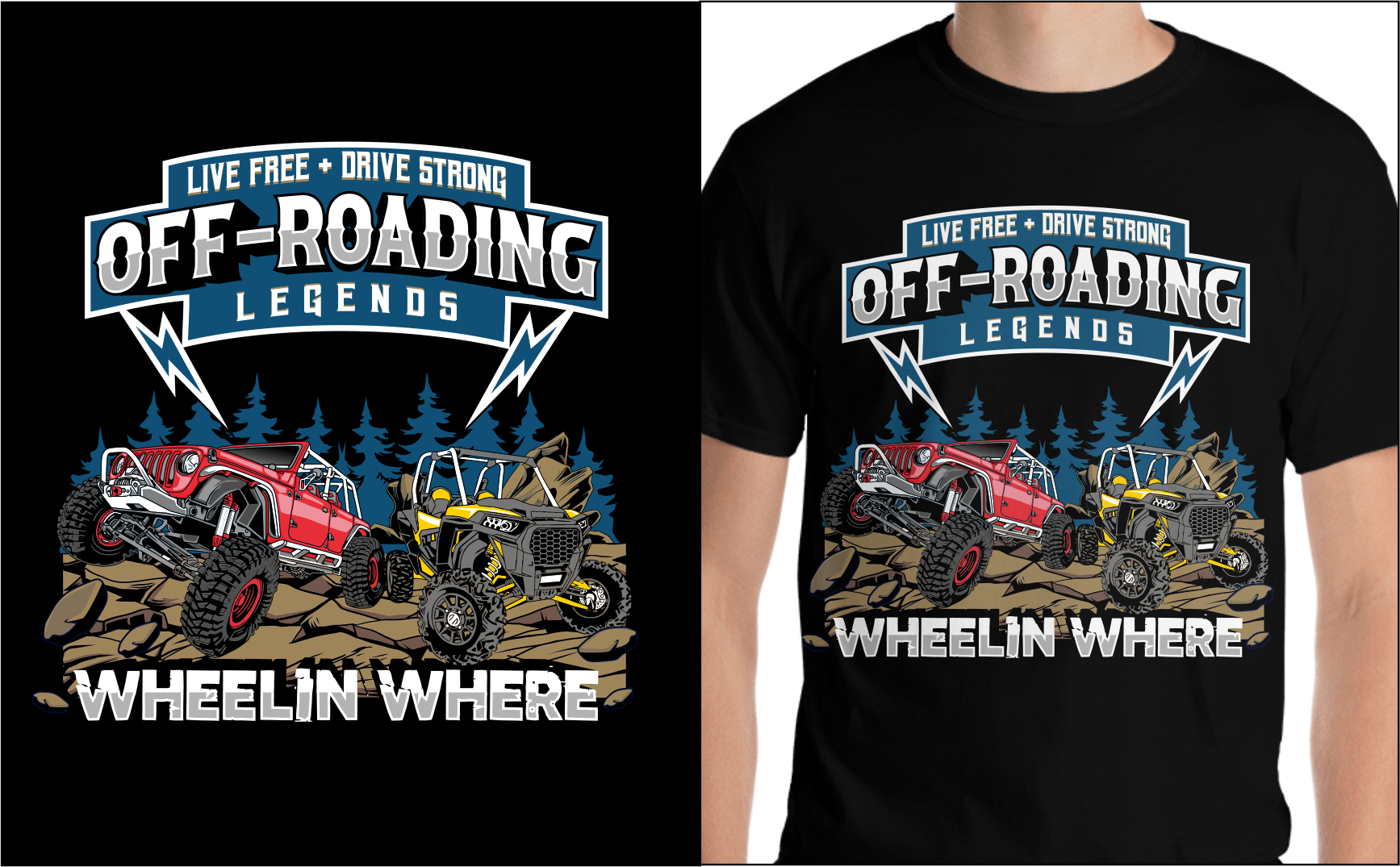 T-shirt Design by Yakuza20 for East Carolina Off-Road | Design #28833830