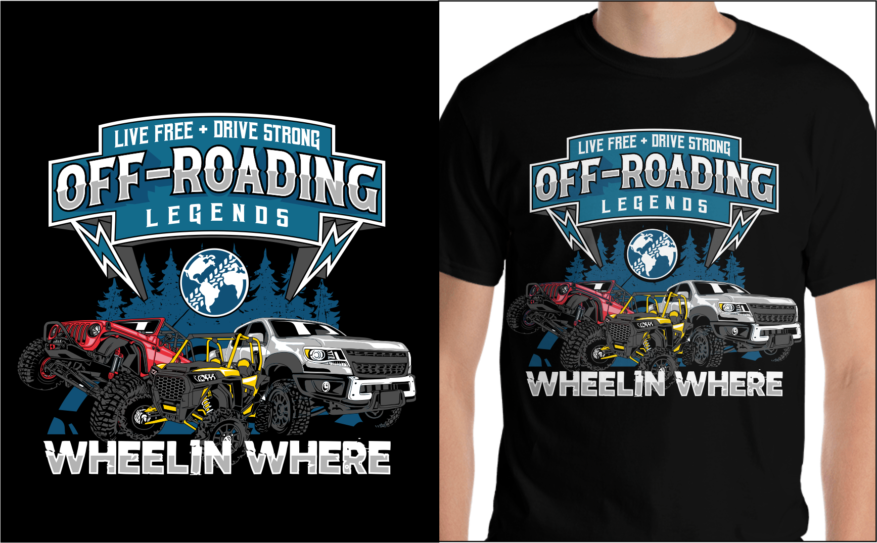 T-shirt Design by Yakuza20 for East Carolina Off-Road | Design #28834160