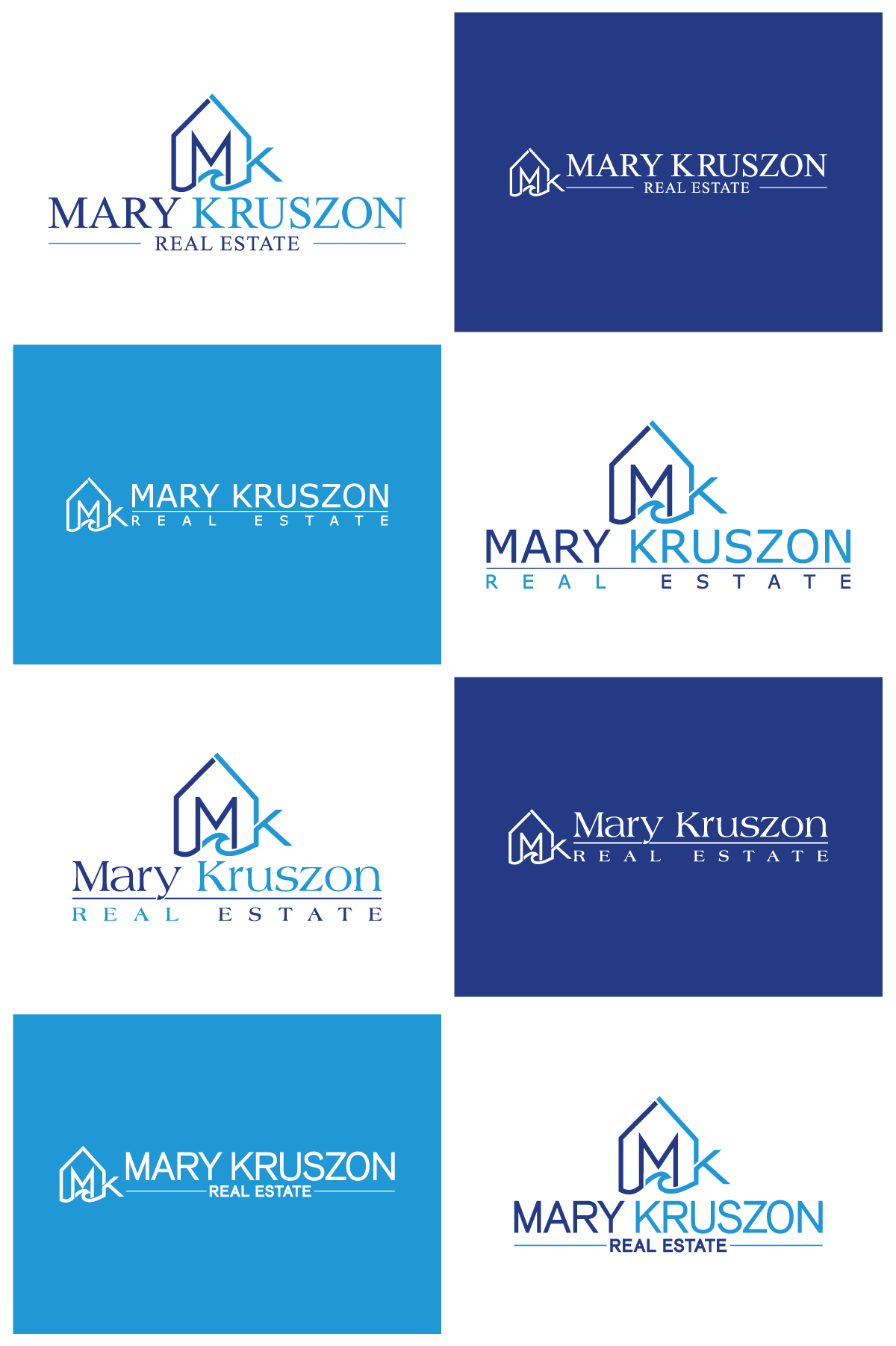 Logo-Design von Ellene für Mary Kruszon Real Estate | Design #28815771