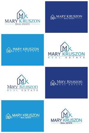 Logo Design by Ellene for Mary Kruszon Real Estate | Design: #28815771